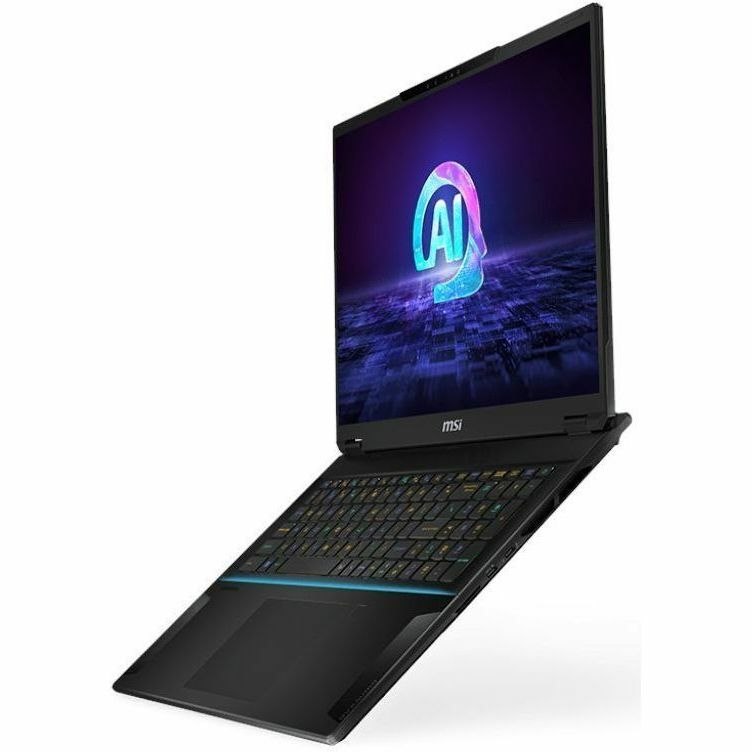 MSI Stealth 18 AI Studio A1V 45.7 cm (18") Gaming Notebook - UHD+ - Intel Core Ultra 9 185H - 64 GB - 2 TB SSD - Midnight Black