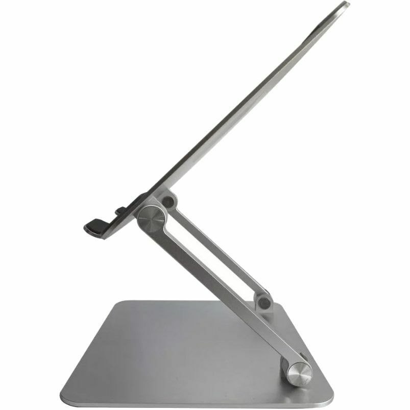 Amer Mounts Aluminum Laptop Stand, Ergonomic Adjustable Notebook Stand, Riser Holder Computer Stand 10-15.6" Laptops Tablets (Silver) AMRNS03