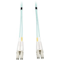 Eaton Tripp Lite Series 10Gb Duplex Multimode 50/125 OM3 LSZH Fiber Patch Cable, (LC/LC) - Aqua, 15M (50 ft.)