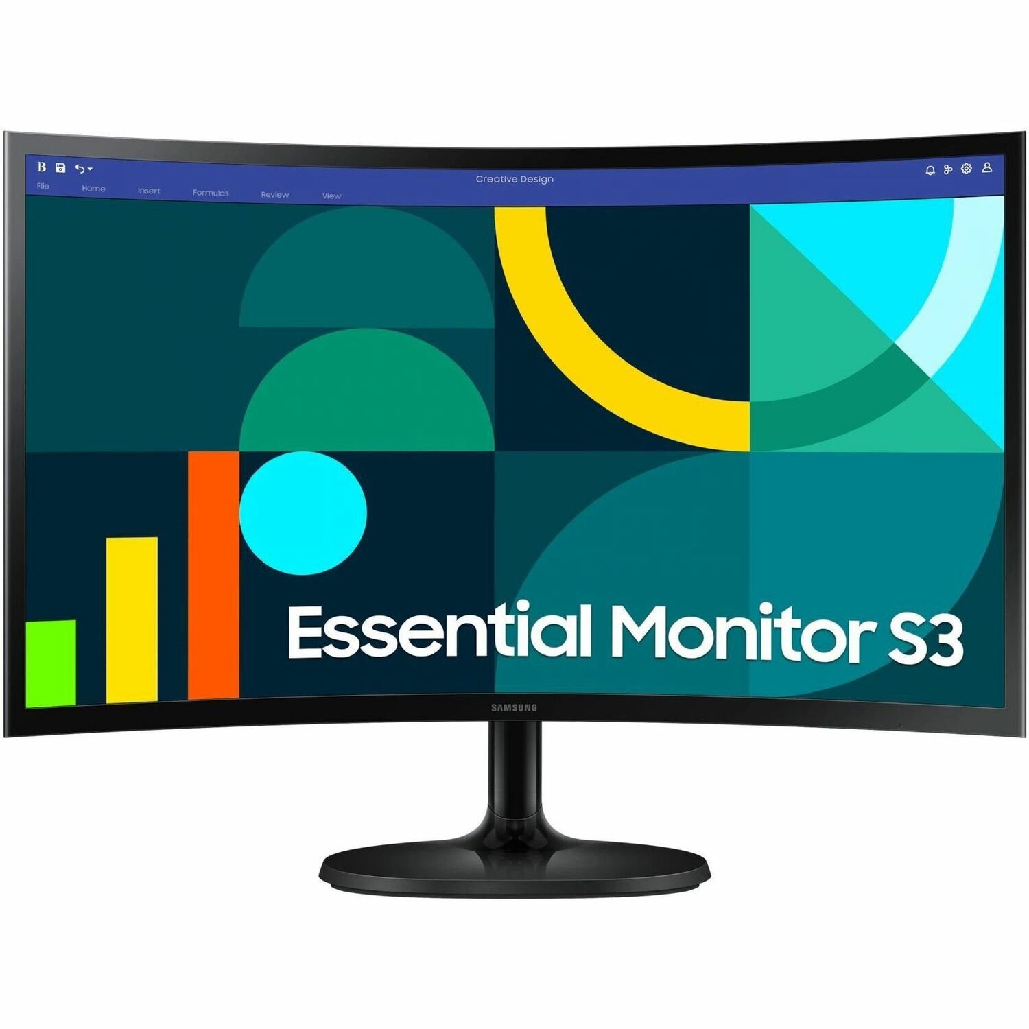 Samsung S24D360GAU 24" Class Full HD Curved Screen LCD Monitor - 16:9