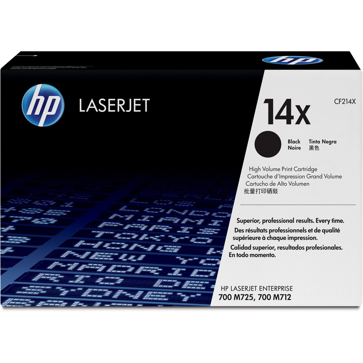 HP 14X (CF214X) Original High Yield Laser Toner Cartridge - Single Pack - Black - 1 Each