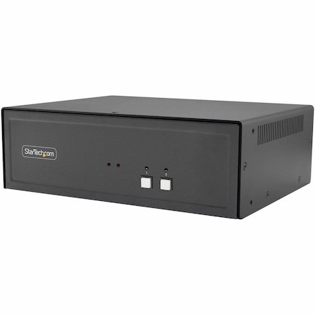 StarTech.com Secure 2-Port KVM Switch, DisplayPort, 4K 30Hz, NIAP 4.0, CAC, Made in the USA