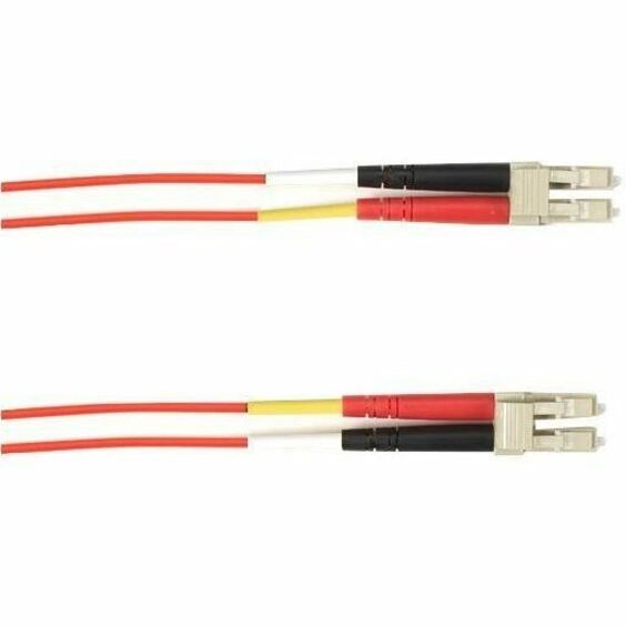 Black Box Colored Fiber OM4 50/125 Multimode Fiber Optic Patch Cable - OFNR PVC