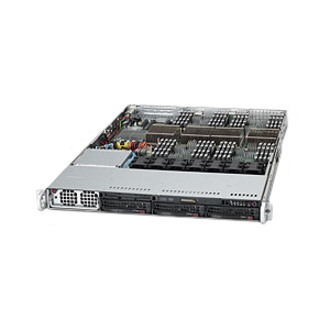 Supermicro SuperServer 8016B-TF Server Barebone System - 1U Rack-mountable - 4 x Processor Support