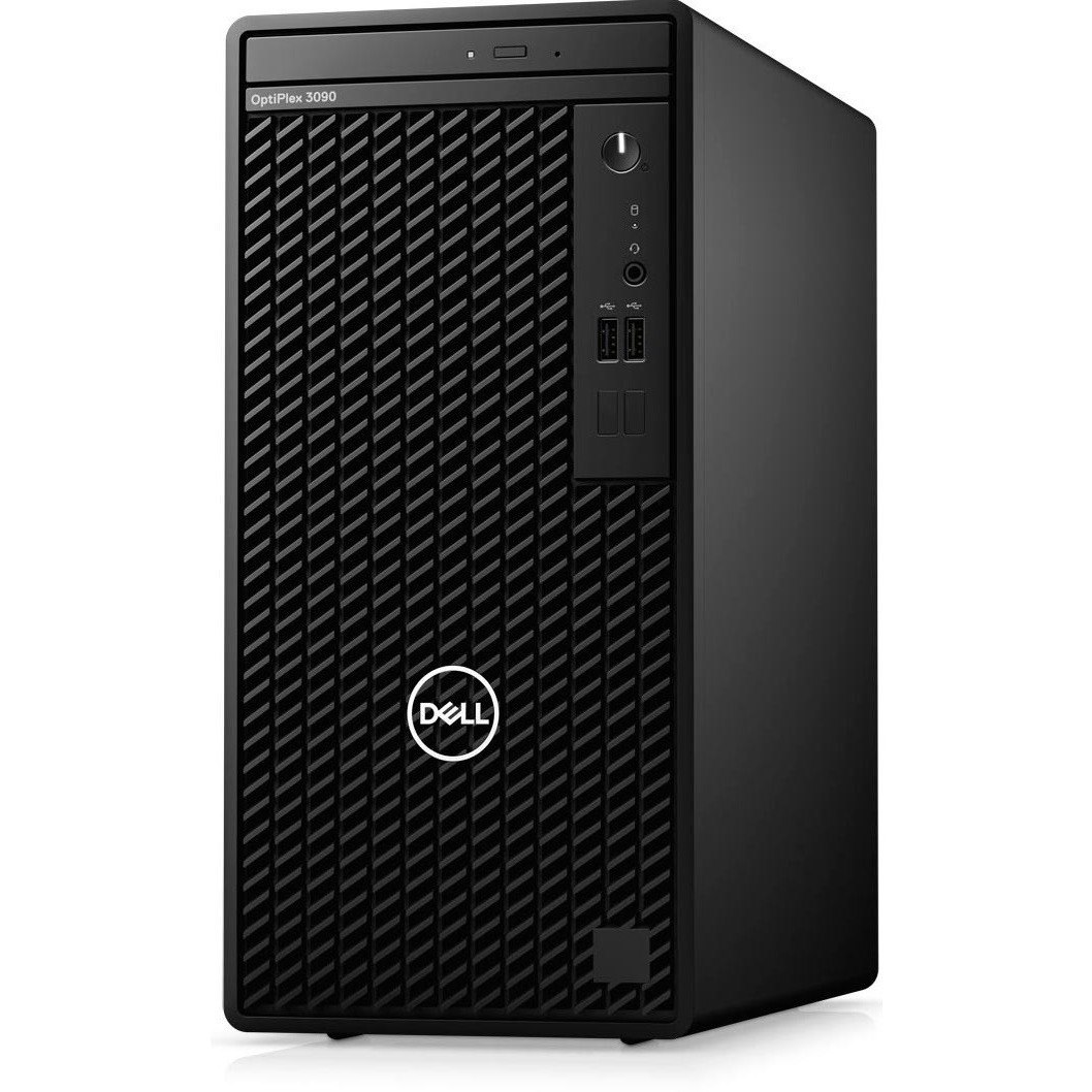 Dell OptiPlex 3000 3090 Desktop Computer - Intel Core i5 10th Gen i5-10505 - 8 GB - 256 GB SSD - Tower - Black