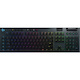 Logitech G915 Gaming Keyboard - Wired/Wireless Connectivity - USB Interface - English (UK) - Black