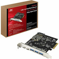 Vantec 5-Port USB 3.2 Gen2x2 (Total 20Gbps) With 2C And 3A PCIe Host Card