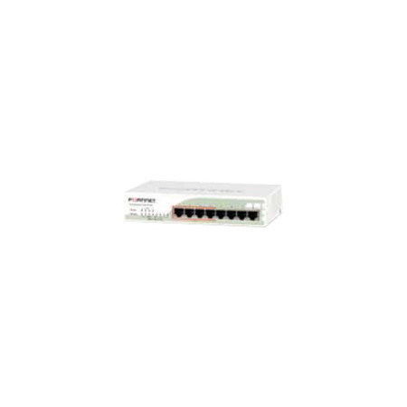 Fortinet FortiSwitch 80-POE 8 Ports Ethernet Switch - Gigabit Ethernet, Fast Ethernet - 10/100/1000Base-T