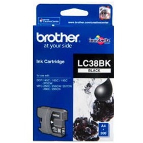 Brother LC38BK Original Inkjet Ink Cartridge - Black Pack