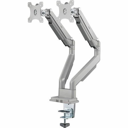 Rocstor ErgoReach Mounting Arm for Monitor - Silver - Landscape/Portrait