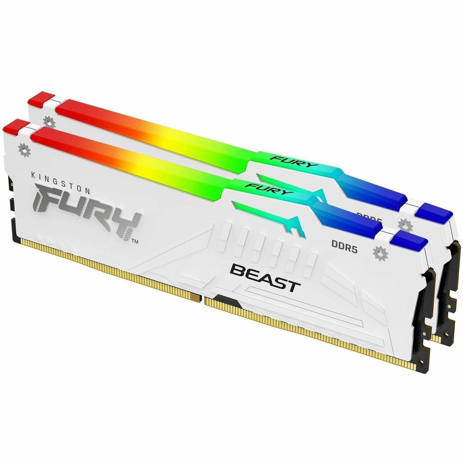 Kingston FURY Beast RAM Module for Motherboard - 64 GB (2 x 32GB) - DDR5-5600/PC5-44800 DDR5 SDRAM - 5600 MHz Dual-rank Memory - CL36 - 1.25 V