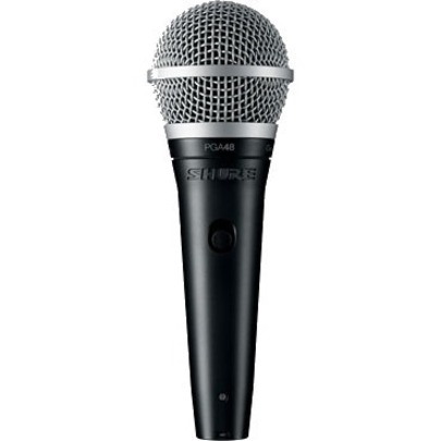 Shure PG ALTA PGA48 Wired Dynamic Microphone - Black Metallic