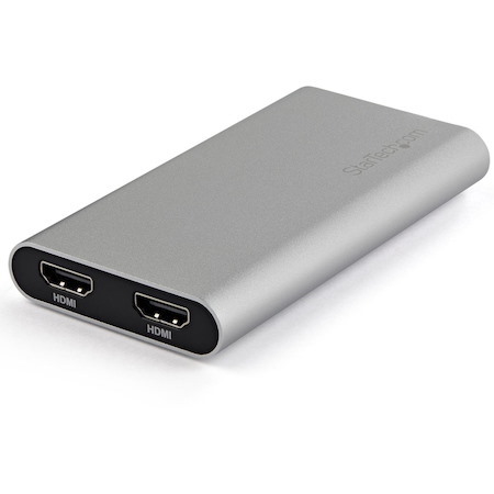 StarTech.com Thunderbolt to Dual HDMI 2.0 Adapter, Dual 4K 60Hz HDMI Video Converter, 2x Monitor Display Adapter, Mac & Windows