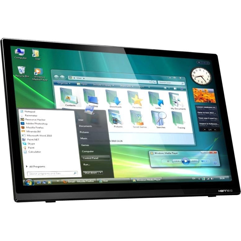 Hanns.G HT273HPB 27" Class LCD Touchscreen Monitor - 16:9 - 8 ms