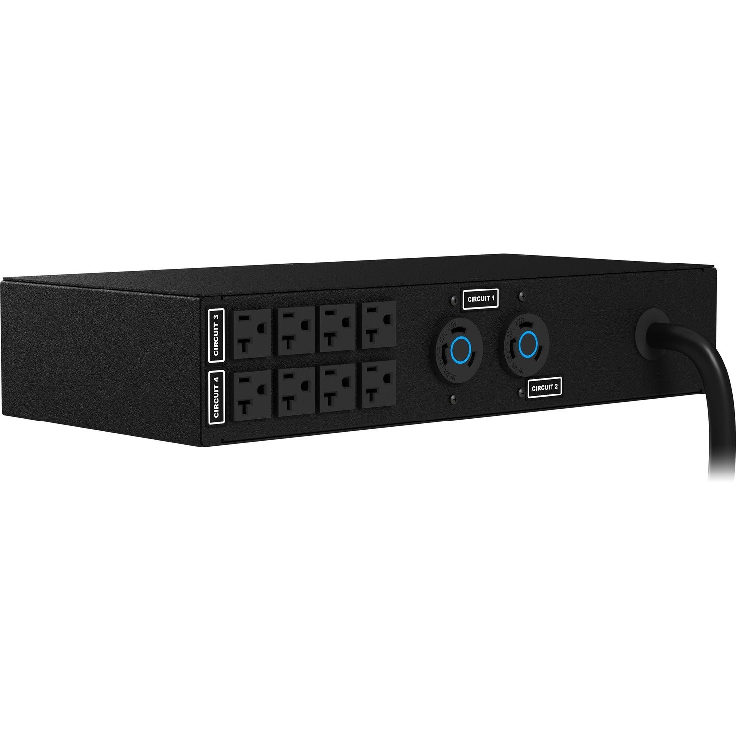 Vertiv Liebert Basic PDU - Horizontal, 120/208V, (8) NEMA 5-20R, (2) NEMA L6-30R