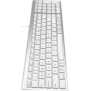 Macally Compact 98-Key USB Wired Keyboard for Mac and PC