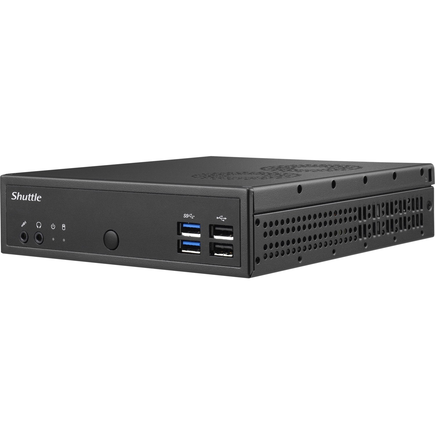 Shuttle XPC slim DH02U Barebone System - Slim PC - Celeron 3865U 1.80 GHz