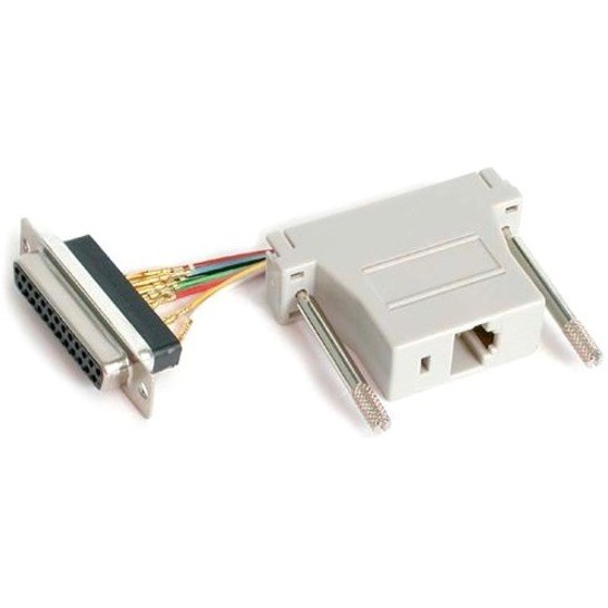 StarTech.com DB25 to RJ45 Modular Adapter - Serial adapter - DB-25 (F) - RJ-45 (F)