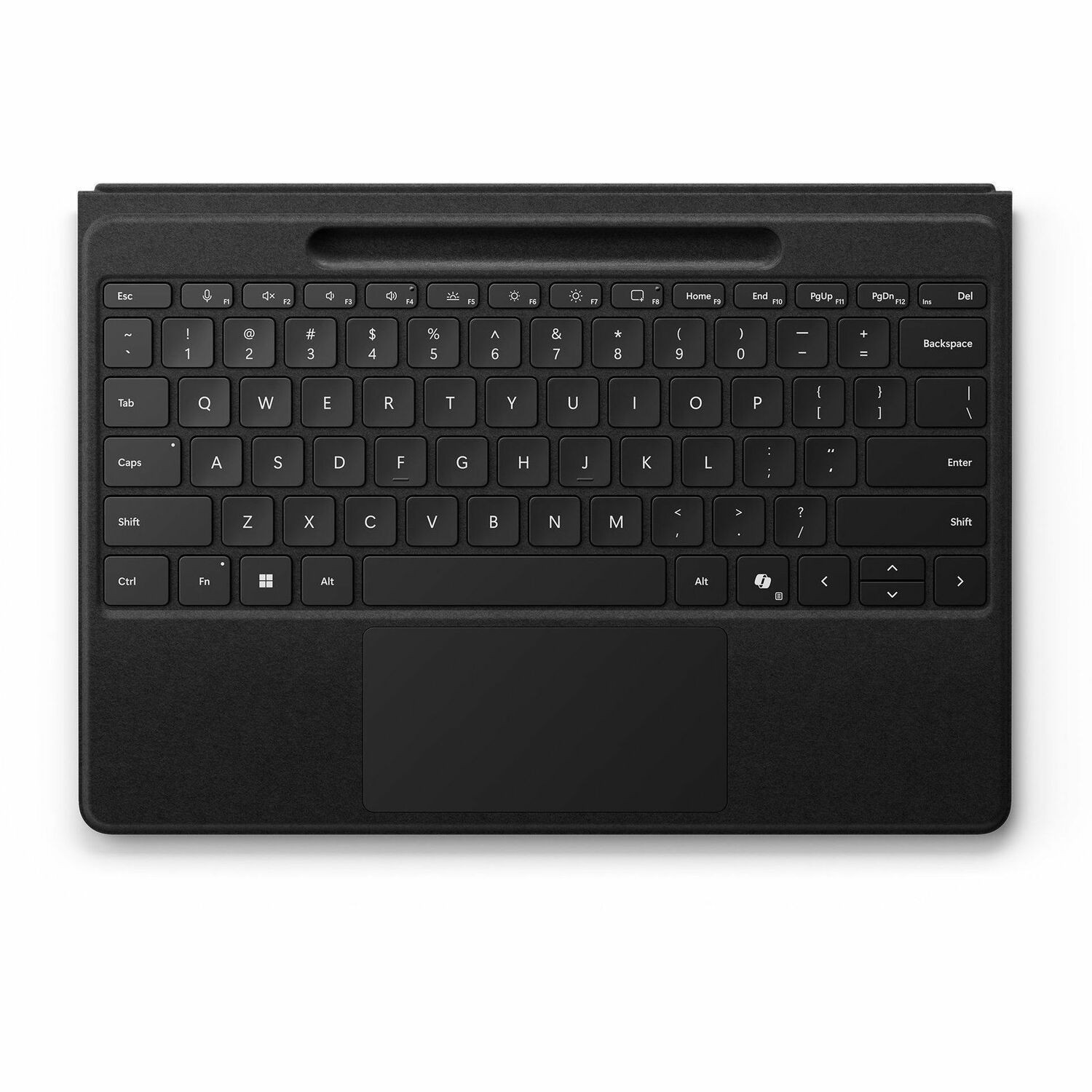 Microsoft Surface Pro Flex Keyboard - Wireless Connectivity - TouchPad - Black