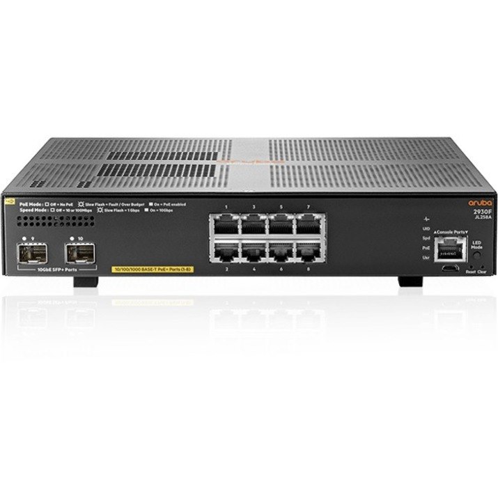 HPE 2930F 8G PoE+ 2SFP+ Switch