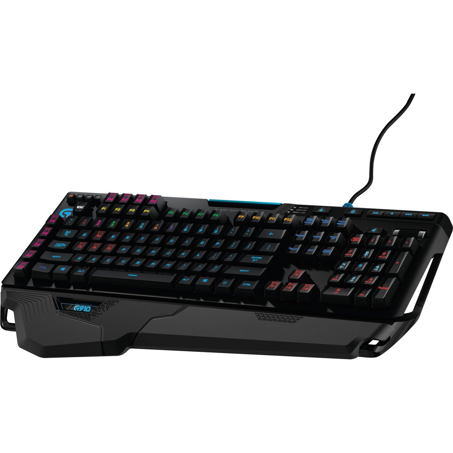 Logitech Orion Spectrum G910 Keyboard - Cable Connectivity - USB 2.0 Interface