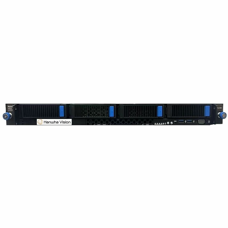 Hanwha 1U Wisenet Wave Network Video Recorder With 4 Professional Licenses, Wisenet Wav