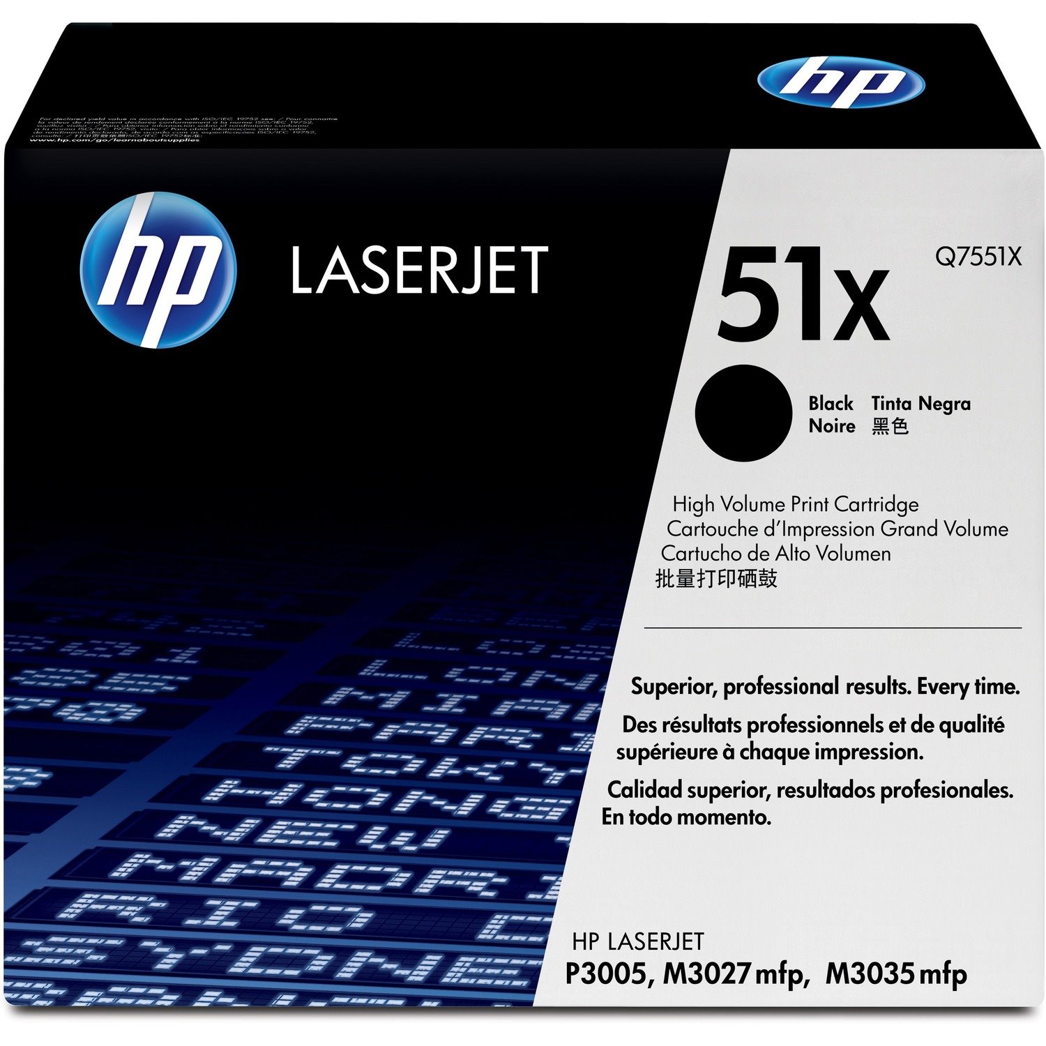 HP 51X Original Laser Toner Cartridge - Black - 1 Each