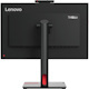 Lenovo ThinkVision T24mv-30 24" Class Webcam Full HD LED Monitor - 16:9 - Raven Black