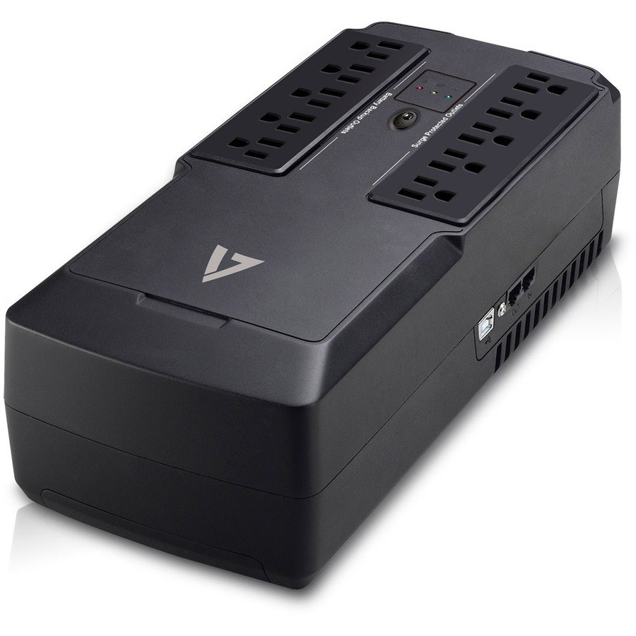 V7 UPS 550VA Desktop with 10 Outlets (UPS1DT550-1N)