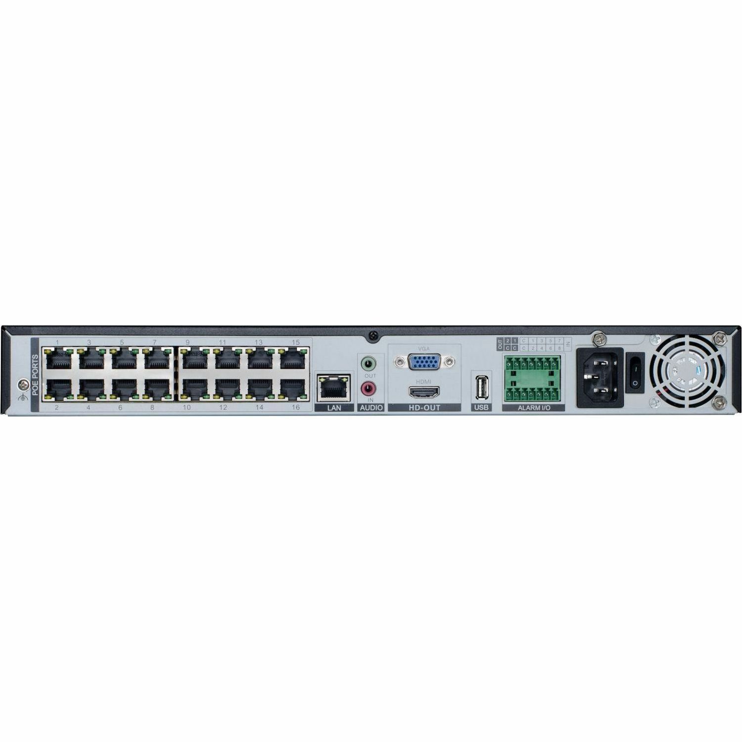 D-Link Vigilance DNR-F4216-16P 16 Channel Wired Video Surveillance Station