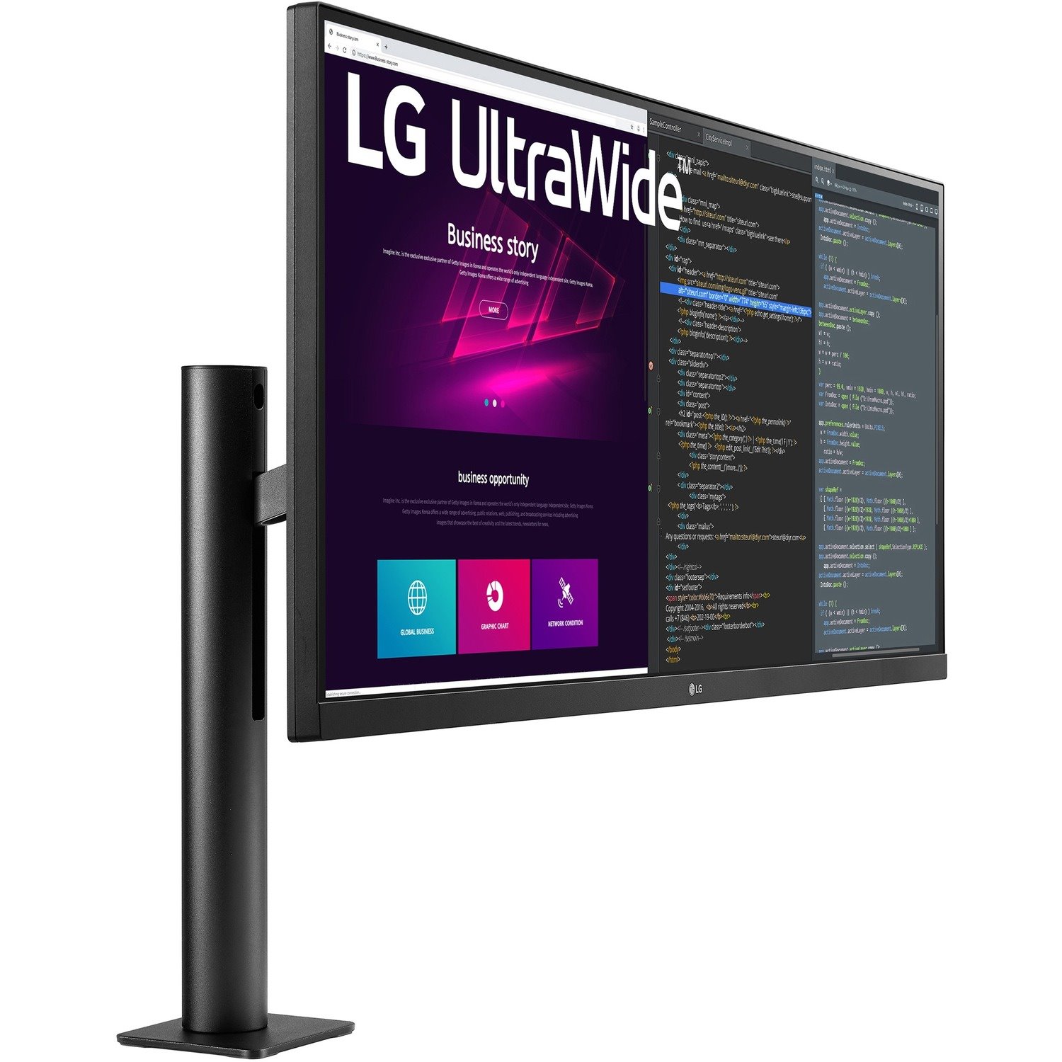 LG Ultrawide 34WN780P-B 34" Class UW-QHD LCD Monitor - 21:9