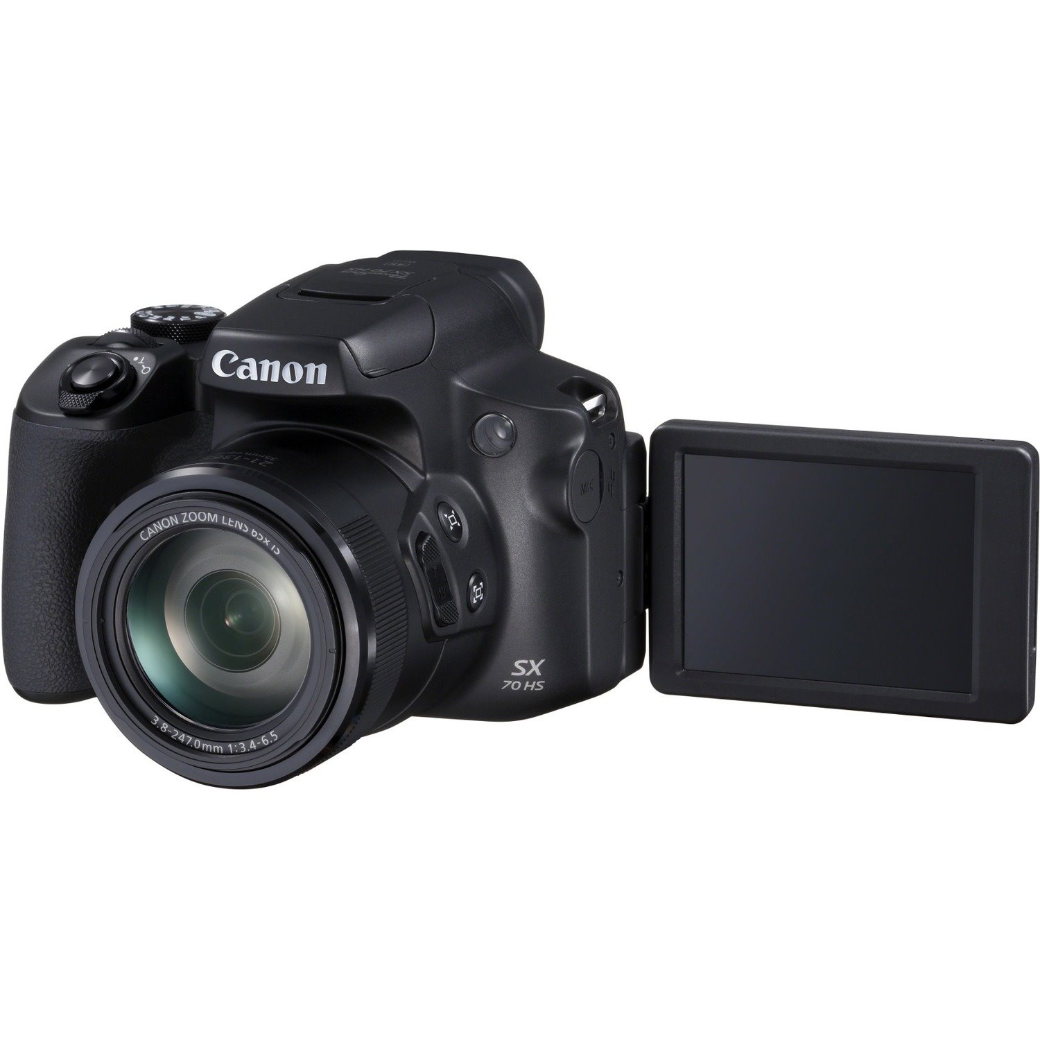 Canon PowerShot SX70 HS 20.3 Megapixel Bridge Camera - Black