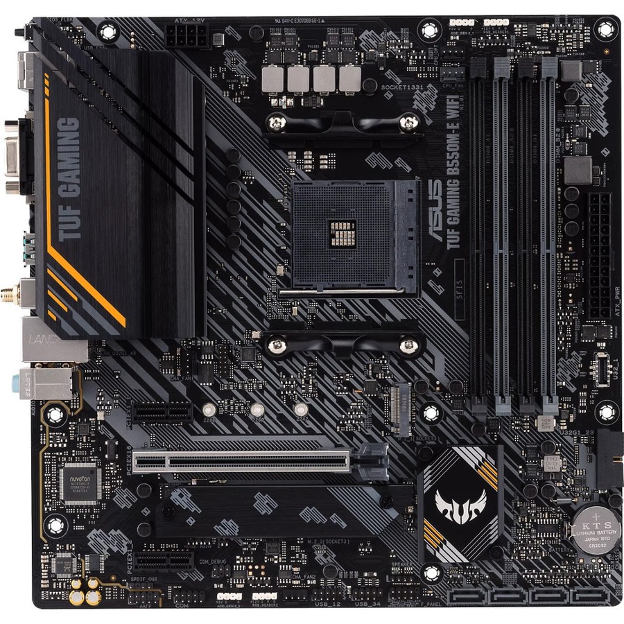 TUF GAMING B550M-E WIFI Desktop Motherboard - AMD B550 Chipset - Socket AM4 - Micro ATX