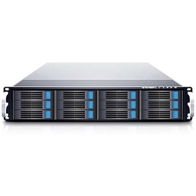 Sans Digital EliteSTOR ES212X12 - 2U 12 Bay 12G SAS/SATA to SAS JBOD with 12G SAS Expander Rackmount