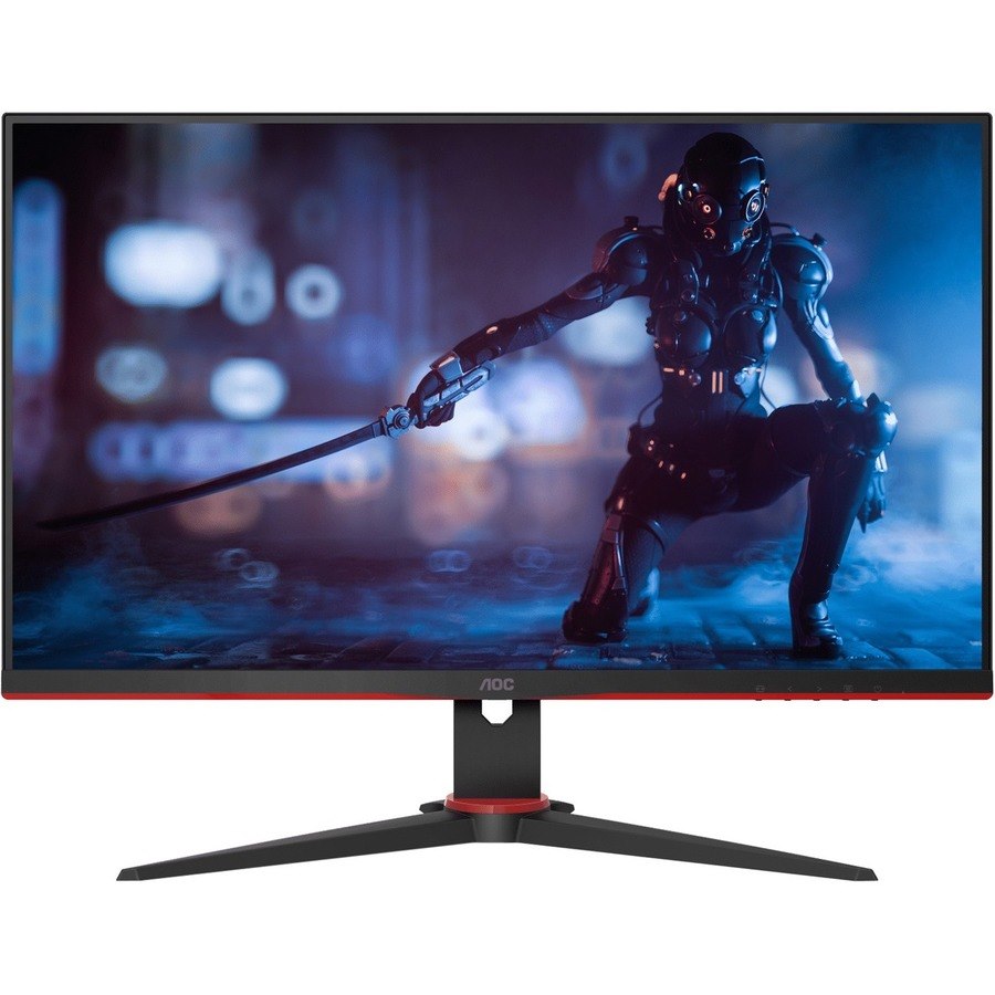 AOC 27G2SE 27" Class Full HD Gaming LCD Monitor - 16:9 - Black, Red