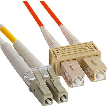 ICC 50/125&micro;m Multimode Duplex LC-SC Fiber Optic Jumper, 1 PC