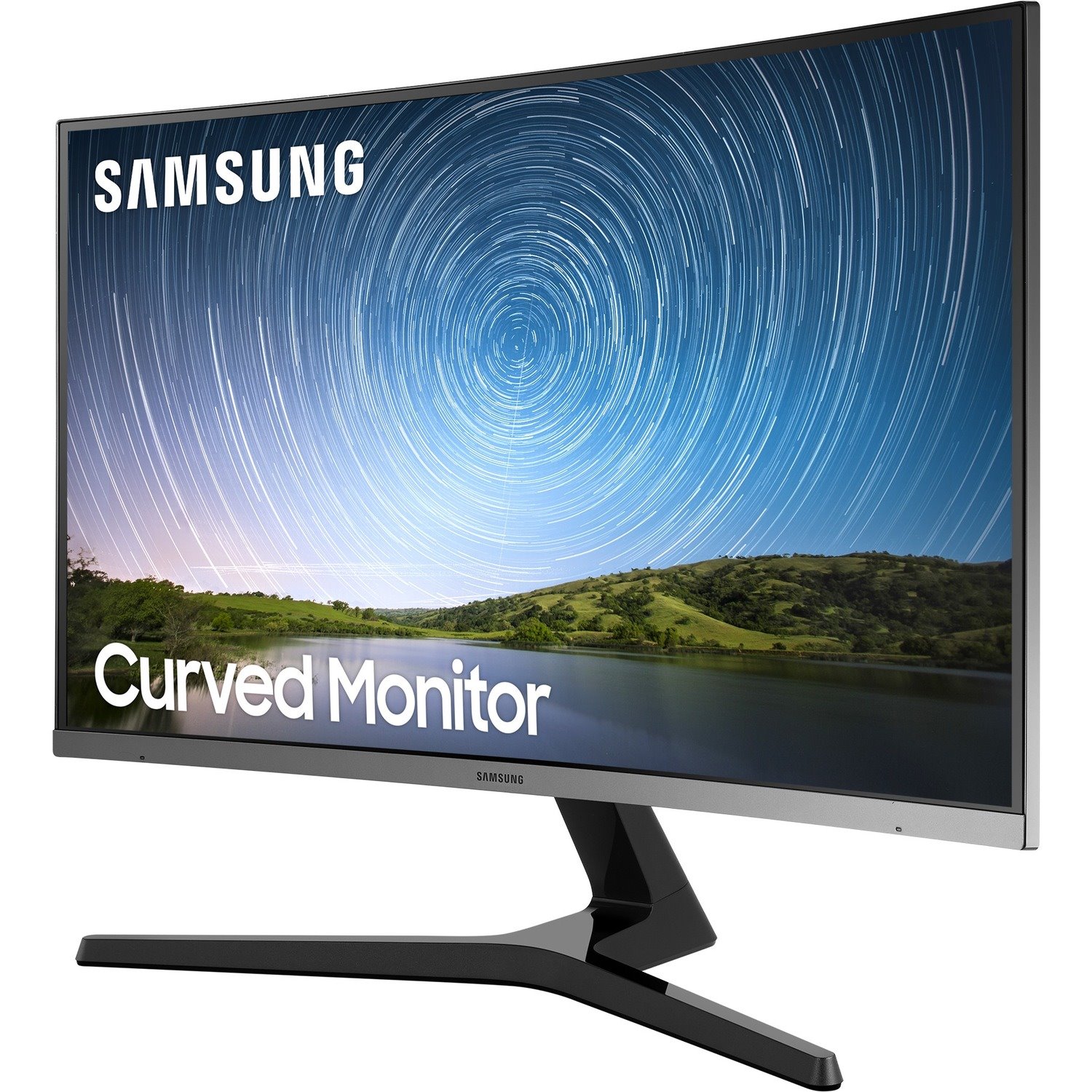 Samsung C32R500FHE 32" Class Full HD Curved Screen LCD Monitor - 16:9 - Dark Blue Gray