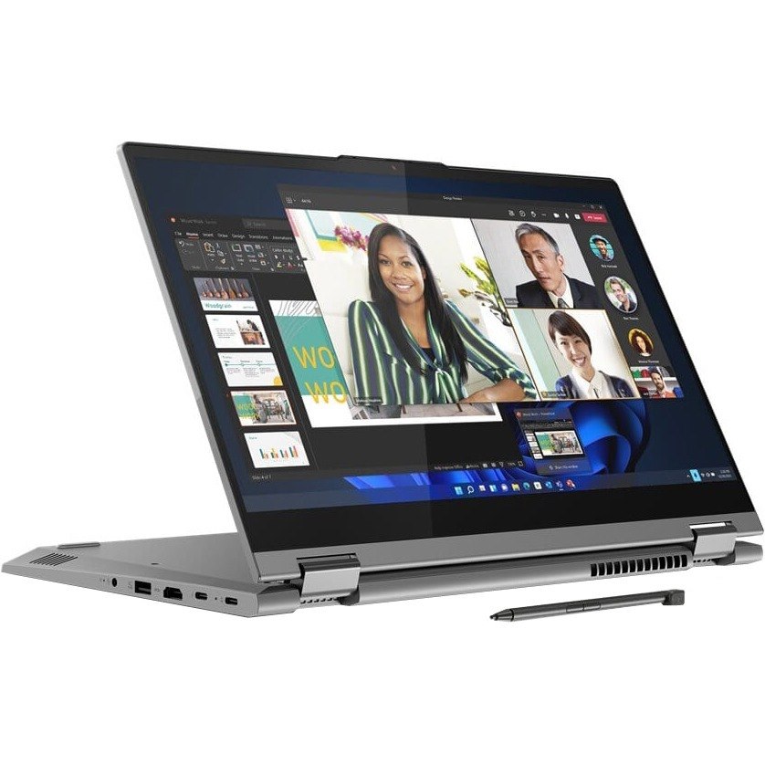 Lenovo ThinkBook 14s Yoga G3 IRU 21JG001FUS 14" Touchscreen Convertible 2 in 1 Notebook - Full HD - Intel Core i7 13th Gen i7-1355U - 16 GB - 512 GB SSD - English (US) Keyboard - Mineral Gray