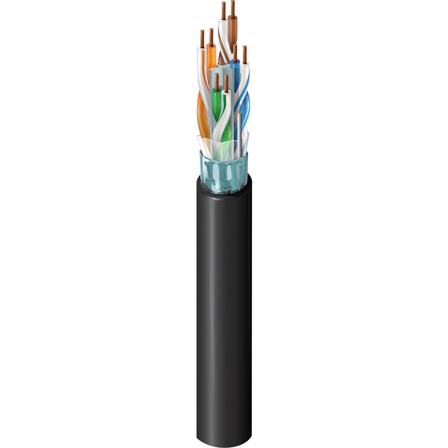 Belden Category 6 Cable, 4 Pair, F/UTP, CMP