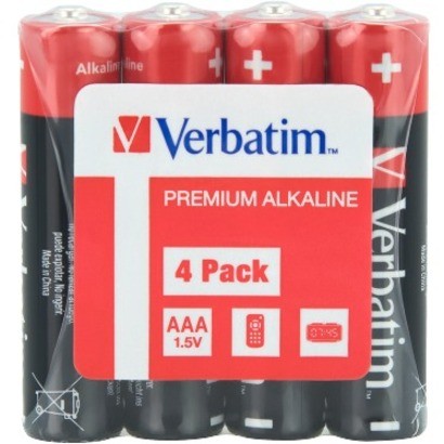 Verbatim Battery - Alkaline - 4Pack