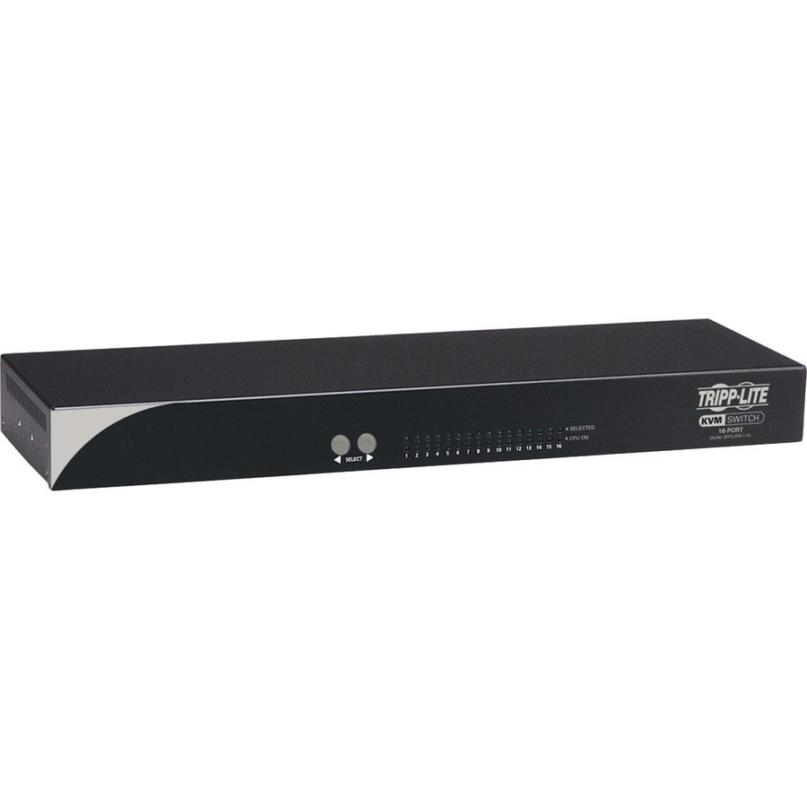 Tripp Lite by Eaton NetCommander 16-Port Cat5 KVM Switch 1U Rack-Mount with PS2 to USB Input Adapter