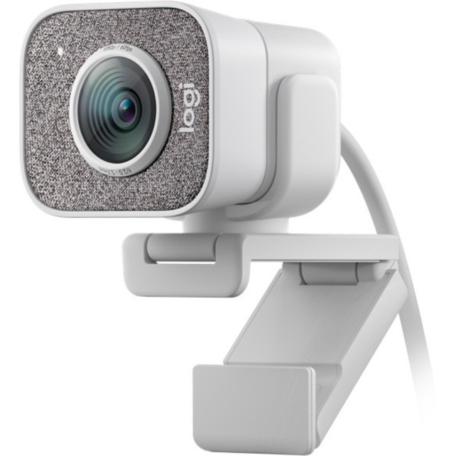 LOGITECH STREAMCAM 1080P HD,BUILT IN MIC,AUTO FOCUS,USB-C,WHITE,1YR WTY