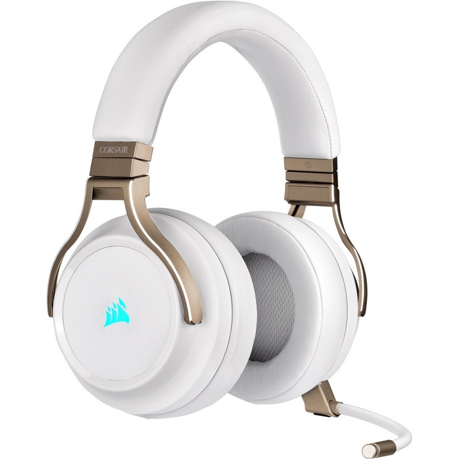 Corsair VIRTUOSO RGB Wireless High-Fidelity Gaming Headset - Pearl