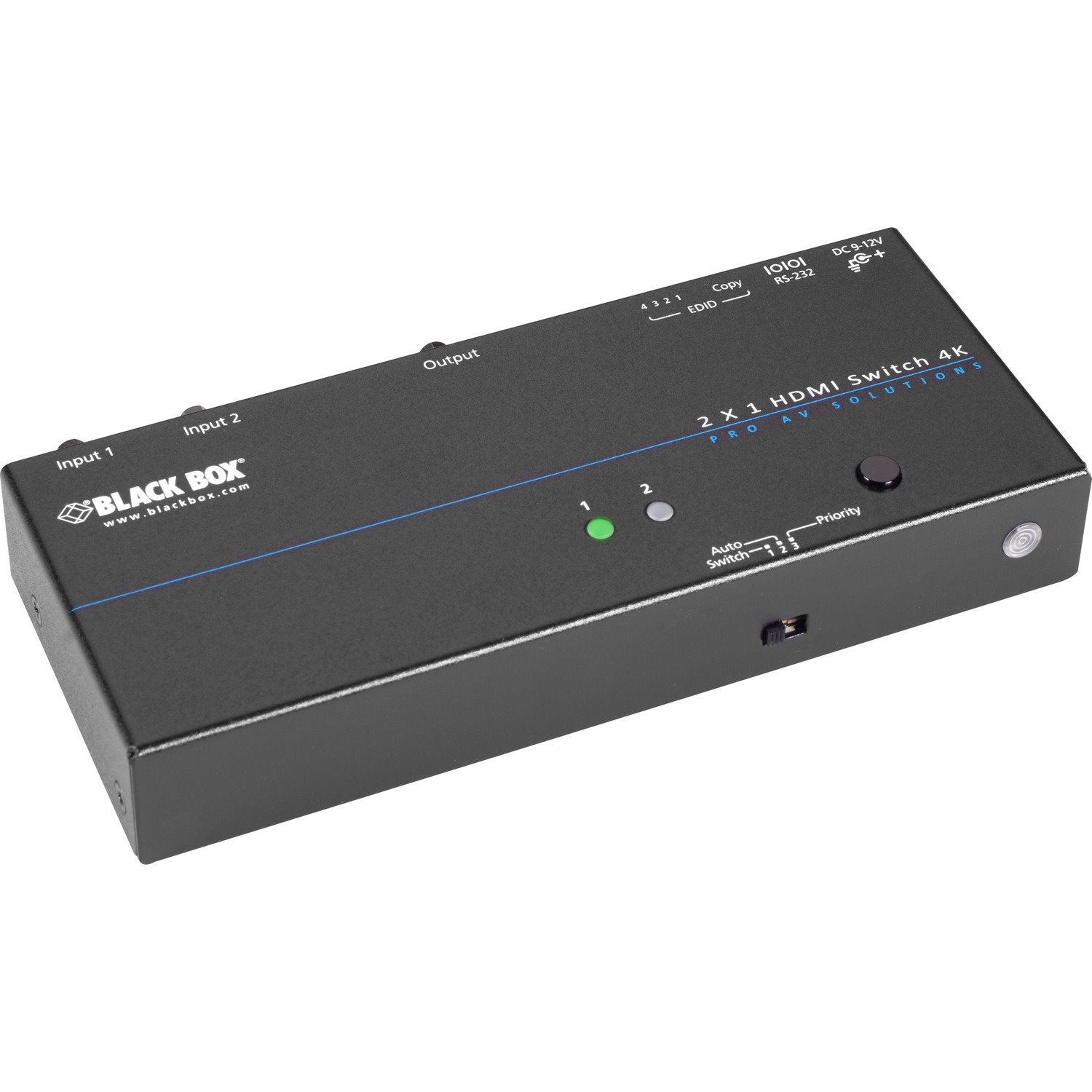 Black Box 4K HDMI Switch - 2 x 1