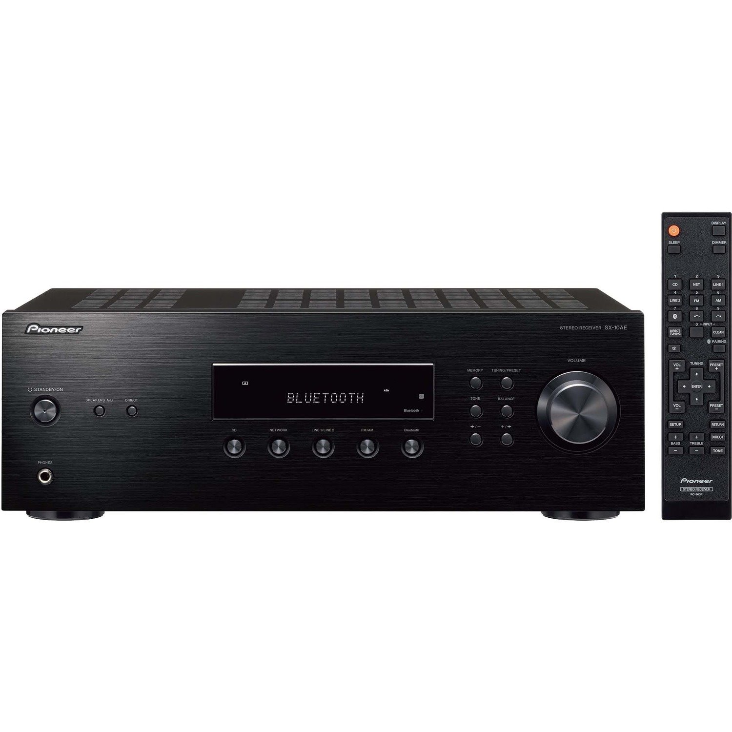 Pioneer SX-10AE-B Audio Receiver - Black