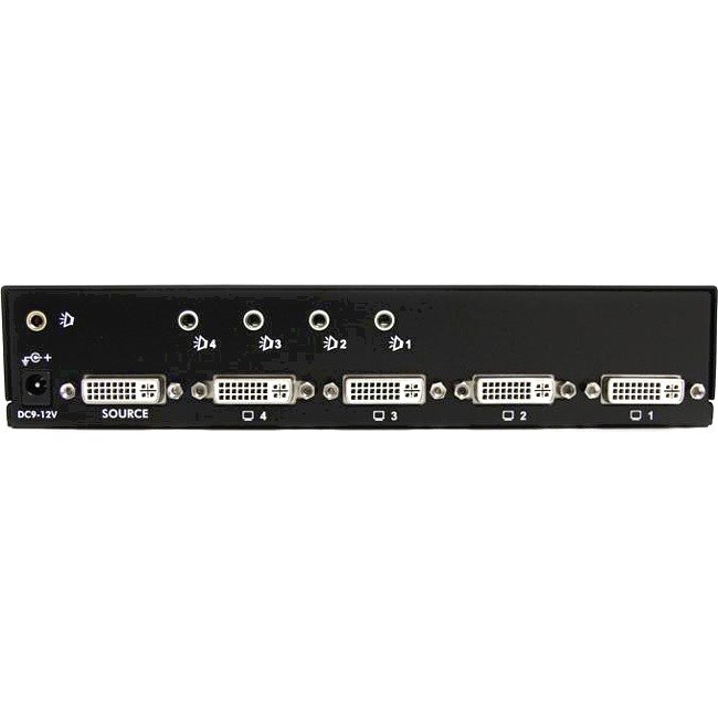 StarTech.com 4 Port DVI Video Splitter with Audio