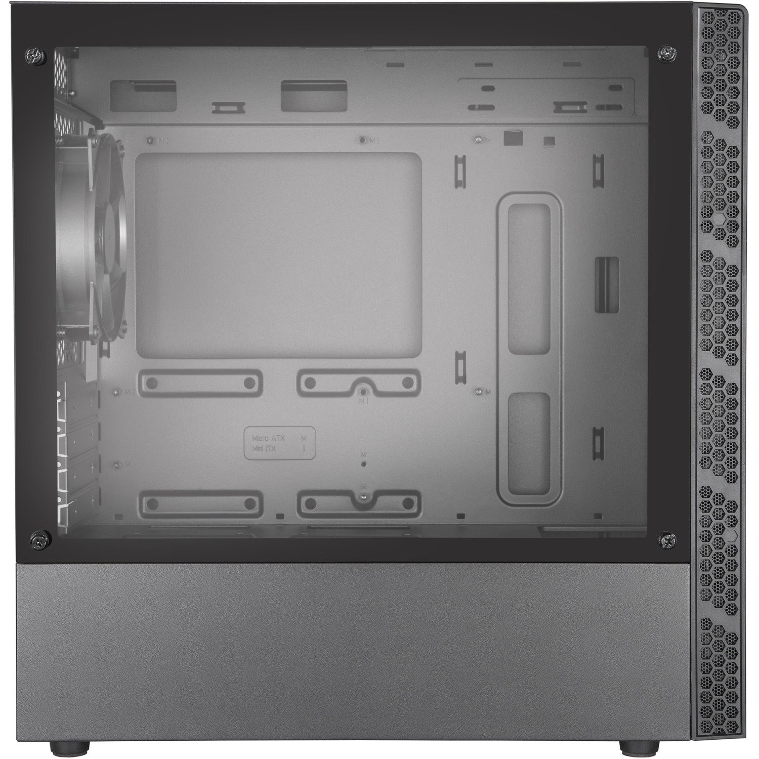 Cooler Master MasterBox MCB-B400L-KGNN-S00 Computer Case - Micro ATX, Mini ITX Motherboard Supported - Mini-tower - Plastic, Steel - Black