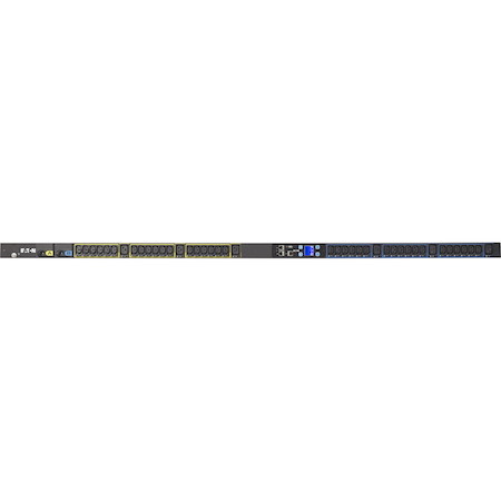 Eaton Metered Input rack PDU, 0U, L6-30P input, 5.76 kW max, 200-240V, 24A, 10 ft cord, Single-phase, Outlets: (36) C13 Outlet grip, (6) C19 Outlet grip