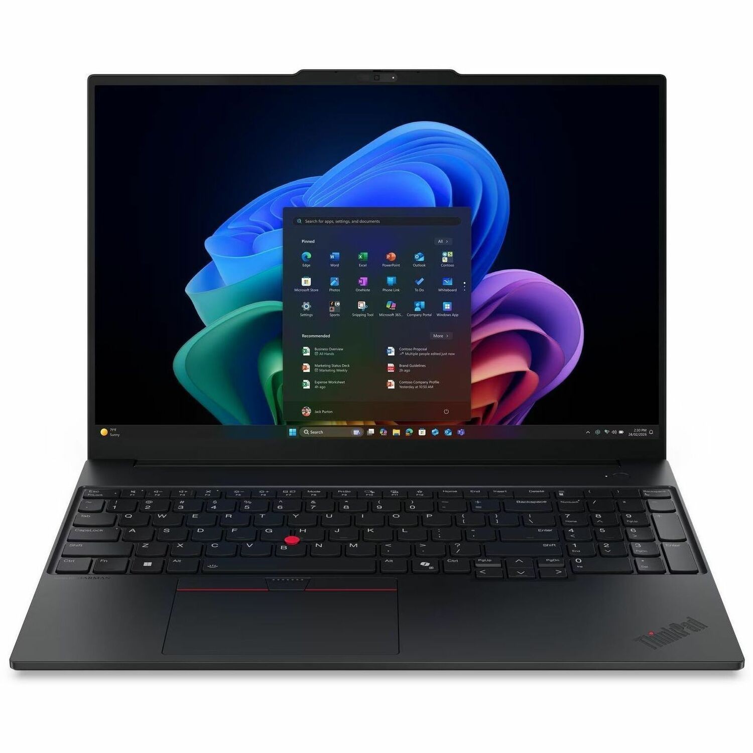 Lenovo ThinkPad E16 Gen 4 21YC003NUS 16" Copilot+ PC Notebook - WUXGA - 60 Hz - Intel Core Ultra 5 Series 3 325 - 16 GB - 512 GB SSD - English Keyboard - Black