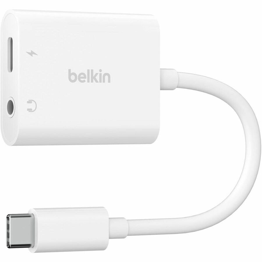 Belkin Rockstar Mini-phone/USB-C Audio/Data Transfer Cable - 1 Each